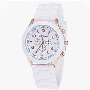 Women’s White and Gold Wrist Watch - New!